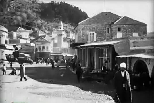 ساحة دير القمر سنة 1920 